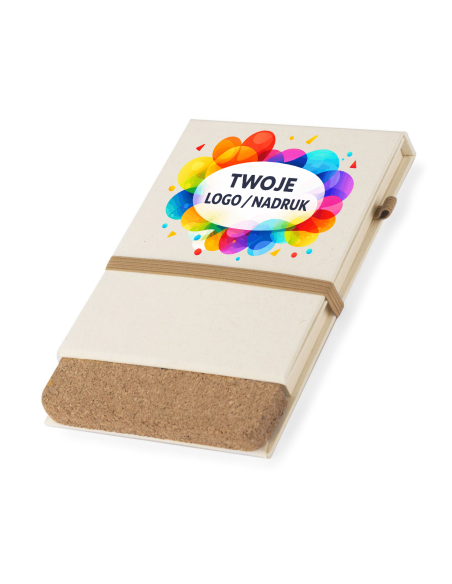Notes A6 gładki 200 szt Reklamowe gadżety z nadrukiem personalizacja