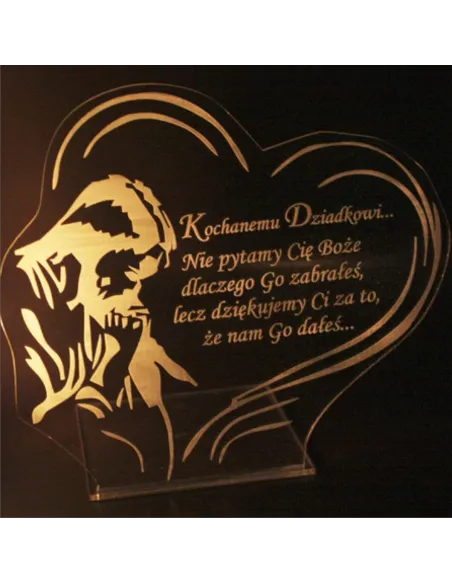 Podstawka pod Znicz Statuetka Grób + Grawer XXL Dowolną