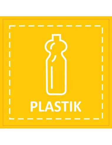 Naklejki Śmieci na Kosz Pojemnik z Nadrukiem Personalizowany