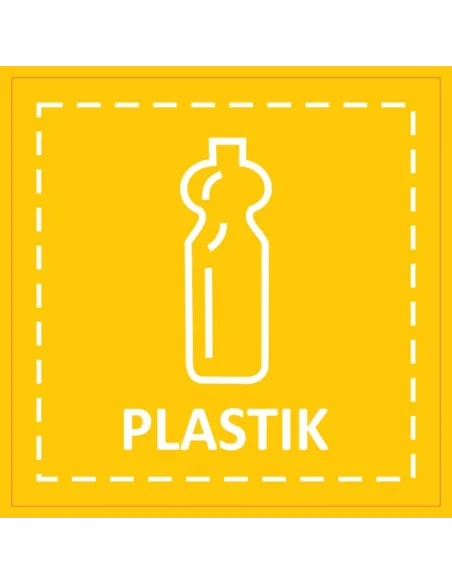 Naklejki Śmieci na Kosz Pojemnik z Nadrukiem Personalizowany