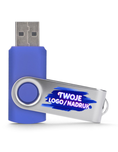 Pamięć USB 4 GB 100 szt Gadżety firmowe z logo nadrukiem UV