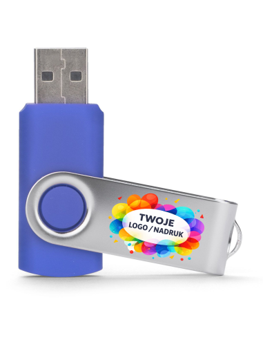 Pamięć USB 4 GB 100 szt Gadżety firmowe z logo nadrukiem UV