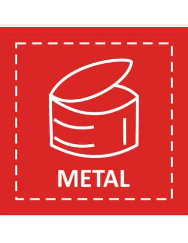 Naklejki Śmieci na Kosz Pojemnik z Nadrukiem Personalizowany