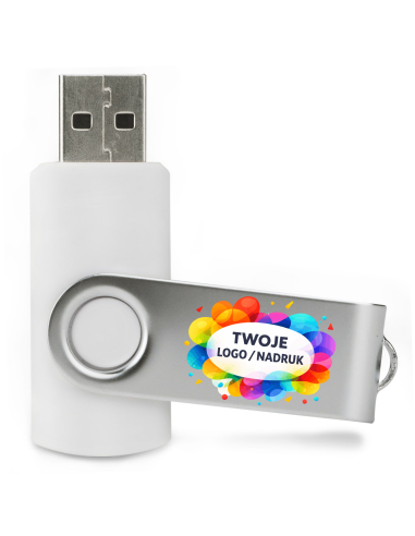 Pamięć USB 32  GB 50 szt Reklamowe gadżety firmowe z nadrukiem UV