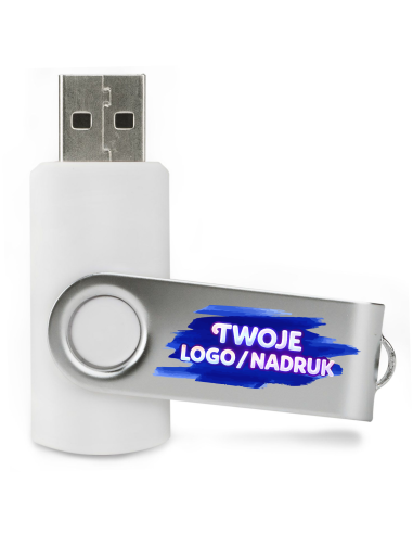 Pamięć USB 32  GB 100 szt Gadżety firmowe z logo nadrukiem UV