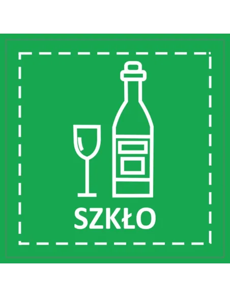 Naklejki Śmieci na Kosz Pojemnik z Nadrukiem Personalizowany