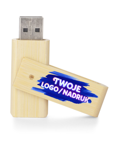 Pamięć USB 16 GB 100 szt Gadżety firmowe z logo nadrukiem UV