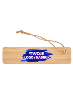 Zakładka do książki bambusowa 200 szt Reklamowe gadżety z nadrukiem personalizacja