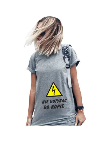 Koszulka z Nadrukiem Napis Prezent Dziecko Mama na Prezent