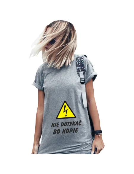 Koszulka z Nadrukiem Napis Prezent Dziecko Mama na Prezent