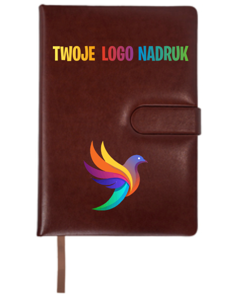 Notes magnetyczne zapięcie 200 szt Reklamowe gadżety z nadrukiem personalizacja