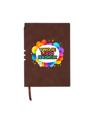 Notes w kratkę brązowy 200 szt Reklamowe gadżety z nadrukiem personalizacja