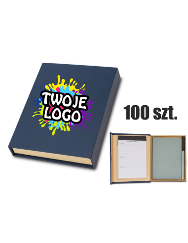 Notes i planner 100 szt Gadżety firmowe z logo nadrukiem UV