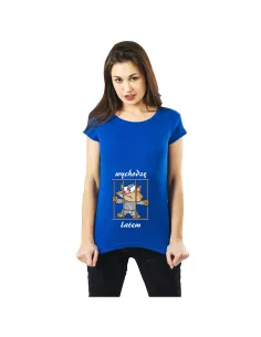 Koszulka z Nadrukiem na Prezent Napis Prezent dla Mamy