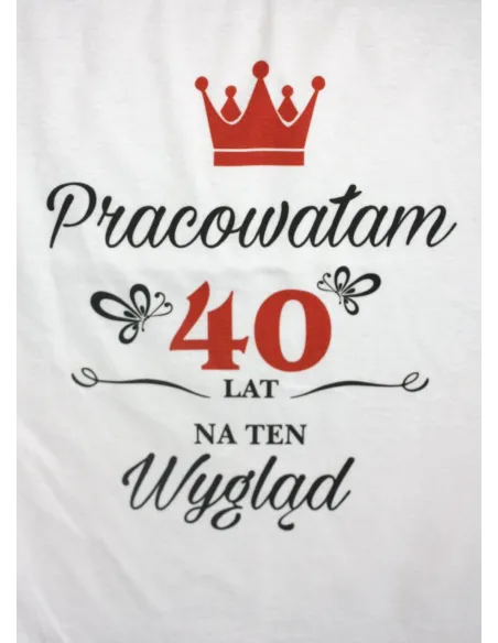 Koszulka z Nadrukiem na Prezent Napis Prezent dla Mamy