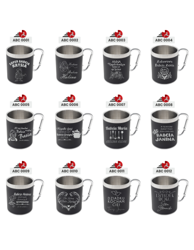 Kubek stalowy Personalizowany Prezent z Grawerem NA ŚWIĘTA BOŻE NAROZDENIE