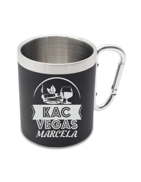 Kubek ze stali Personalizowany Grawerowany Upominek WIECZÓR KAWALERSKI