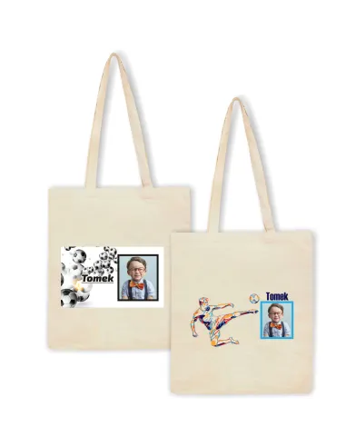Eko Torba Imieniem Zdjęcie Prezent Piłkarz Personalizowany