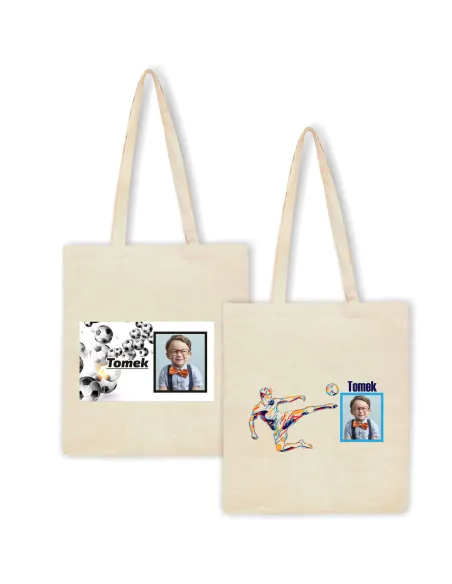 Eko Torba Imieniem Zdjęcie Prezent Piłkarz Personalizowany