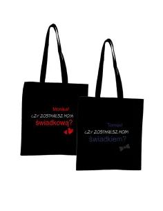 Eko Torba Nadrukiem Prezent Świadkowej Personalizowany