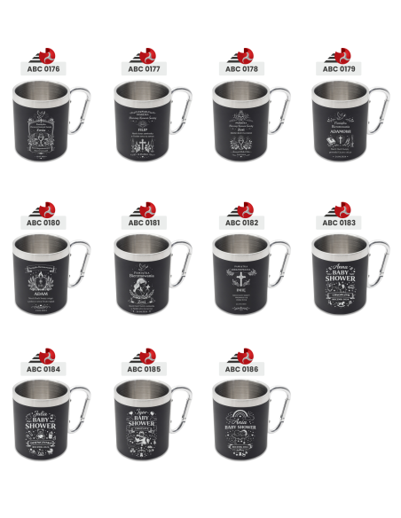 Kubek ze stali Personalizowany Grawerowany Upominek PREZENT NA BIERZMOANIE