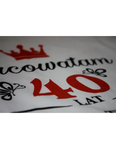 Koszulka z Nadrukiem Napis Prezent dla Mamy Syn na Prezent