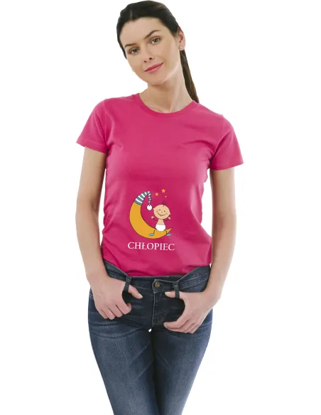 Koszulka z Nadrukiem Prezent Księżyc Chłopiec na Prezent