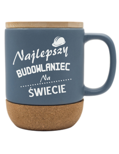 Kubek ceramiczny Personalizowany Prezent z Grawerem DLA budowlańca