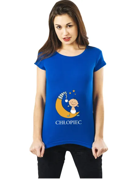 Koszulka z Nadrukiem Napis Prezent dla Mamy na Prezent