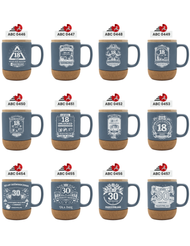 Kubek Bambusowa przykrywka Personalizowany Grawerowany PREZENT NA ROCZNICĘ