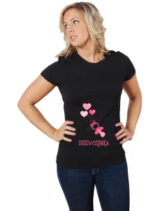 Koszulka z Nadrukiem na Prezent Smoczek Dziewczynka