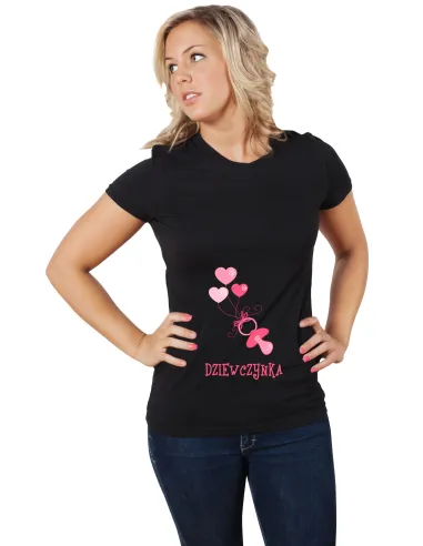 Koszulka z Nadrukiem na Prezent Smoczek Dziewczynka
