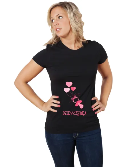 Koszulka z Nadrukiem na Prezent Smoczek Dziewczynka