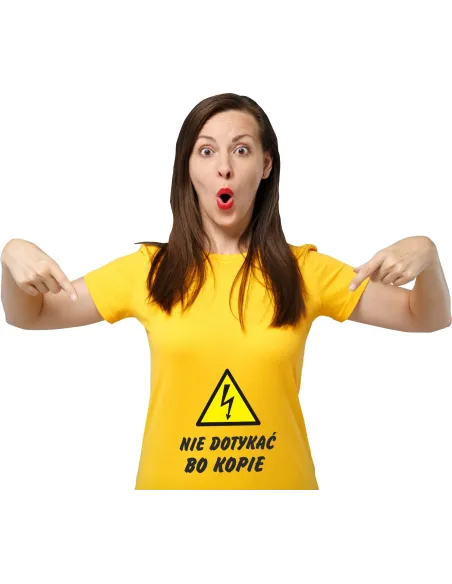 Koszulka z Nadrukiem Napis Prezent Mamy Prezent dla Mamy