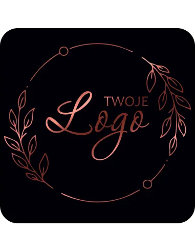 Naklejki z Nadrukiem z logo 5 cm 50 szt Etykiety Twojej