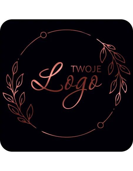 Naklejki z Nadrukiem z logo 5 cm 50 szt Etykiety Twojej