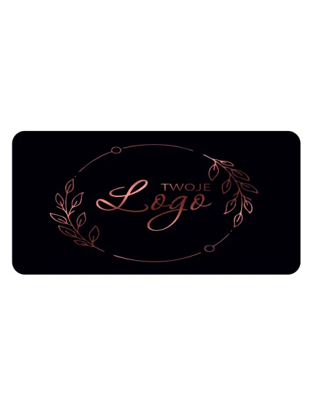 Naklejki z Nadrukiem z logo 6 cm 50 szt Etykiety Twojej