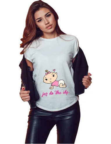 Koszulka z Nadrukiem Prezent dla Mamy – Dla Mamy Reklamowy