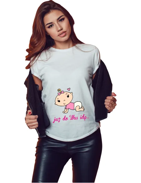 Koszulka z Nadrukiem Prezent dla Mamy – Dla Mamy Reklamowy