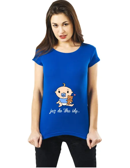 Koszulka z Nadrukiem Prezent Dziecko Miś na Prezent