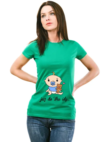 Koszulka z Nadrukiem Napis – Prezent dla Mamy na Zamówienie