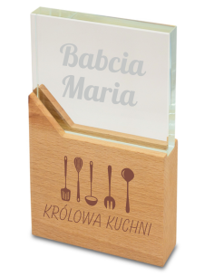 Trofeum statuetka Personalizowany Prezent z Grawerem NA DZIEŃ BABCI