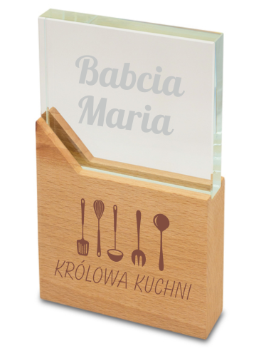 Trofeum statuetka Personalizowany Prezent z Grawerem NA DZIEŃ BABCI