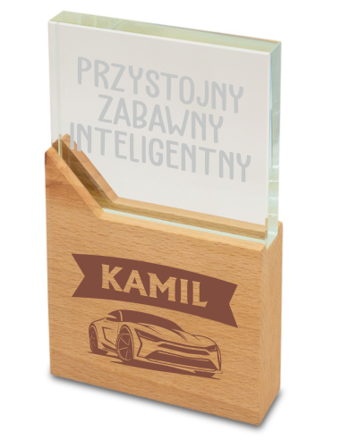 Trofeum statuetka Personalizowany Grawerowany Upominek NA DZIEŃ CHŁOPAKA