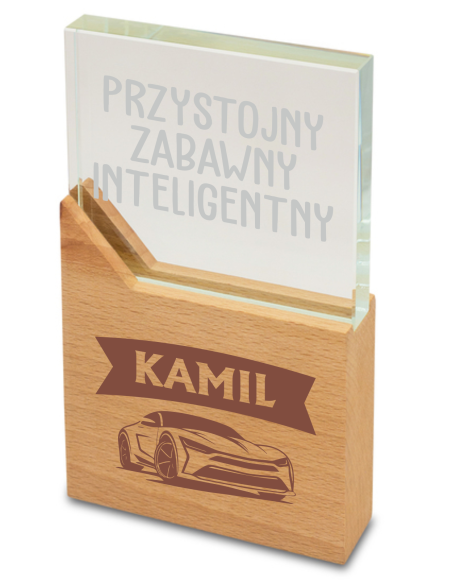 Trofeum statuetka Personalizowany Grawerowany Upominek NA DZIEŃ CHŁOPAKA