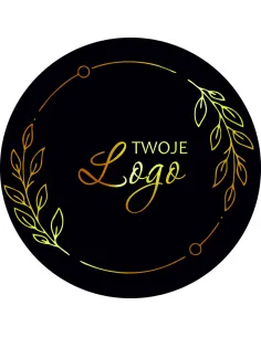 Naklejki Etykiety z logo Twojej Firmy 6 cm 500 szt