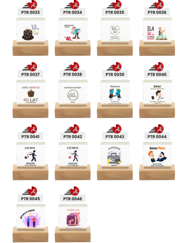 Prezent na WIECZÓR PANIEŃSKI Upominek Gadżet Trofeum z DOWOLNĄ Grafiką LOGO