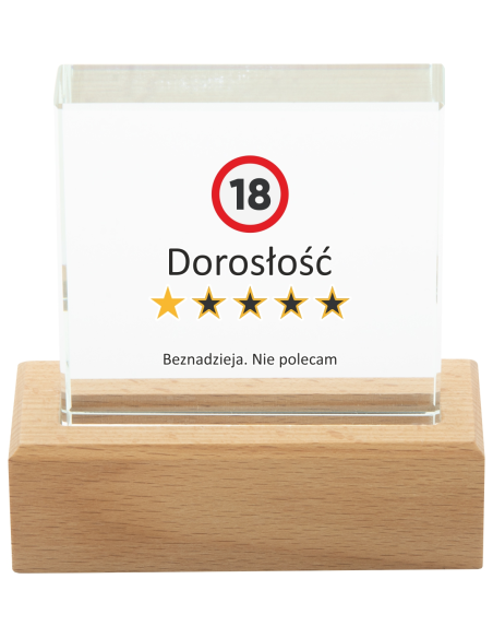 Prezent DZIEŃ BABCI Ozdoba Trofeum z Własnym LOGO grafiką Upominek Gadżet