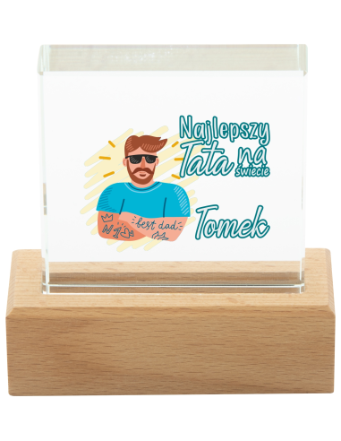 Prezent DZIEŃ BABCI Ozdoba Trofeum z Własnym LOGO grafiką Upominek Gadżet