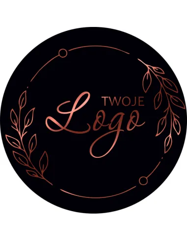 Naklejki Etykiety z logo Twojej Firmy 4 cm 100 szt